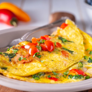 Receita de COMO FAZER OMELETE de uma forma super FÁCIL E RÁPIDA.