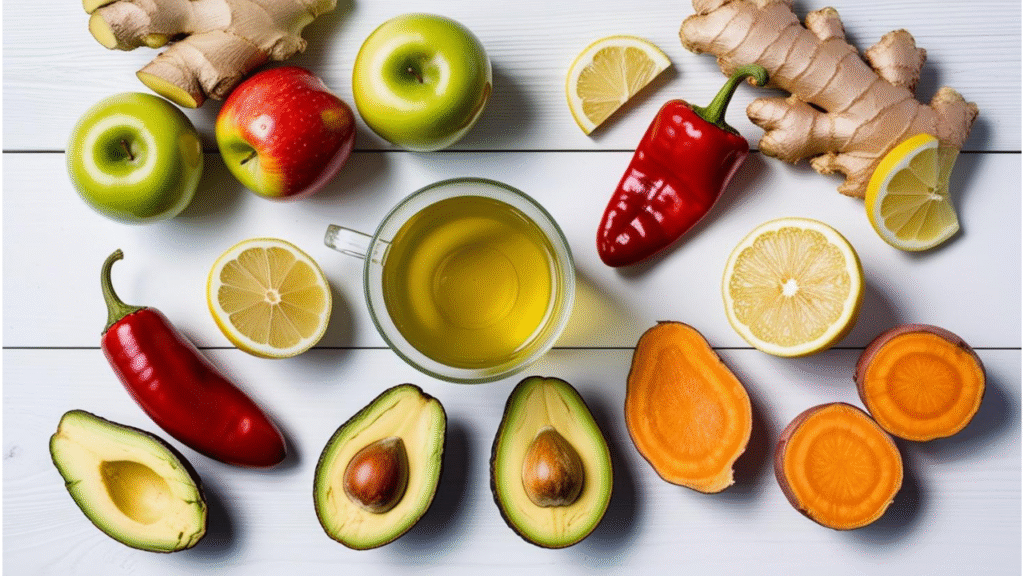 7 Alimentos Naturais que Ajudam a Queimar Gordura de Forma Eficiente