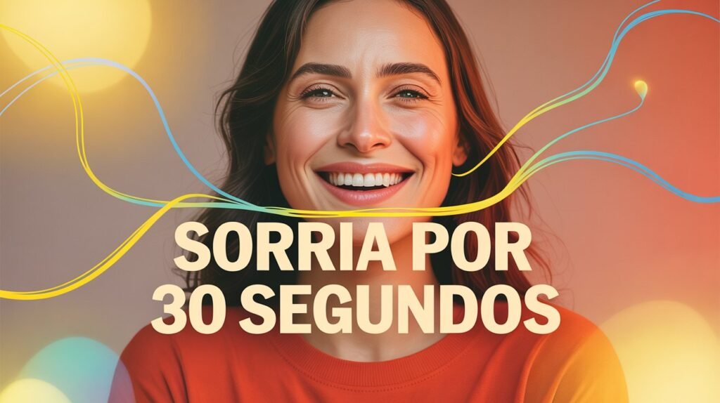 sorrir por 30 segundos sozinho