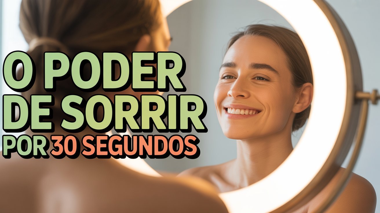 sorrir por 30 segundos sozinho