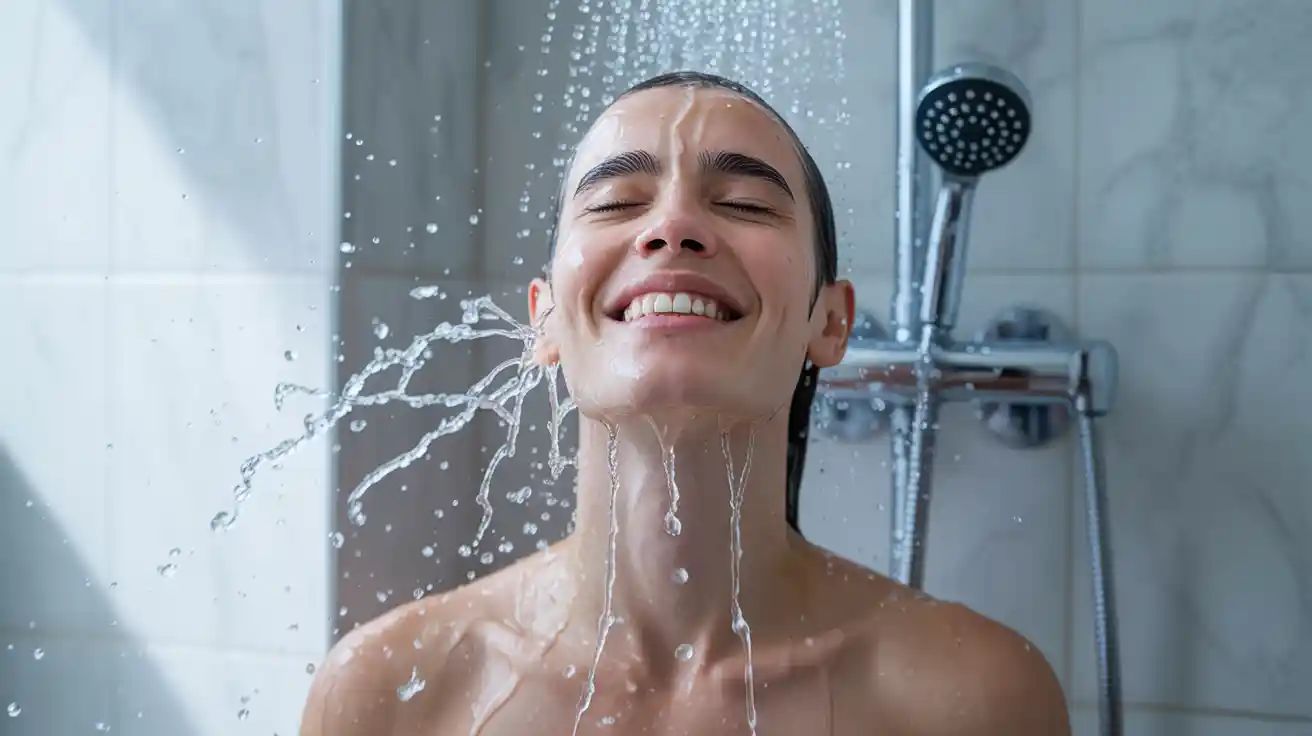 benefícios do banho frio