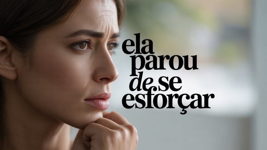 afastamento emocional feminino